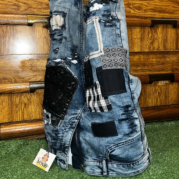 GOTHIC PATCHED PANTS - Picture 2 of 7